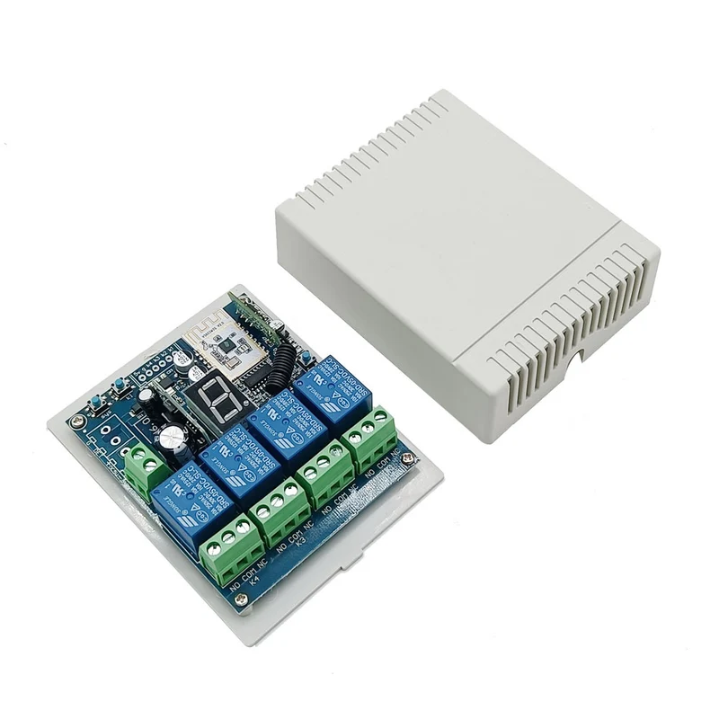 4 Voies Interrupteur Intelligent WIFI Avec Télécommande Sans Fil (Modèle: 0022015)