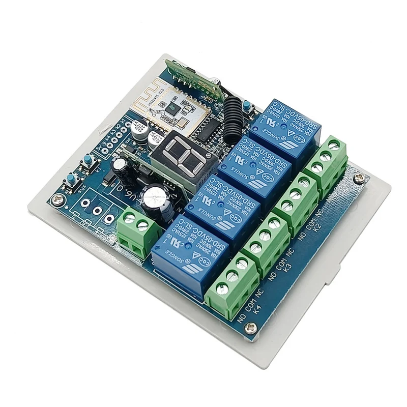 4 Voies Interrupteur Intelligent WIFI Avec Télécommande Sans Fil (Modèle: 0022015)