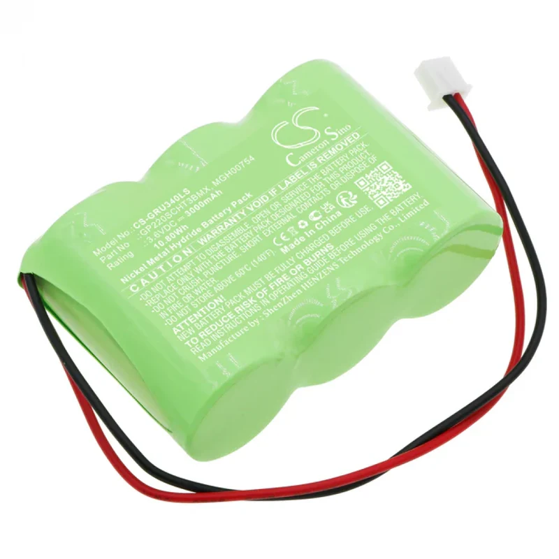3.6V 3000mAh Replacement Battery For Legrand 061096 U34 LED ECO2 Emergency Light