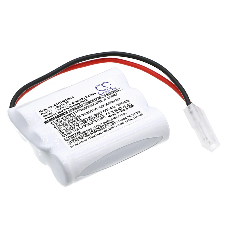3.6V 800mAh Replacement Battery for Thorn Voyager Blade 2 E3, Blade 2 E3D, Blade 2 E3T Emergency Light