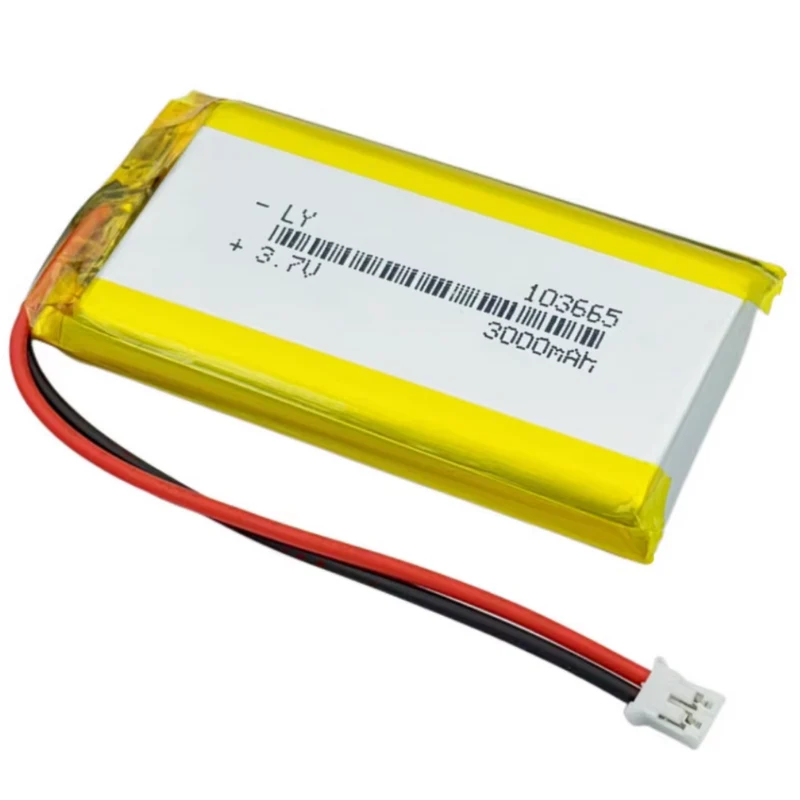 3.7V 3000mAh 103665 LiPo Battery Rechargeable 1S 3C with PCB for Arduino ESP32 Development Board