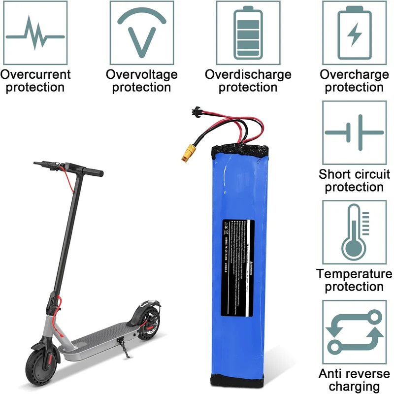 KEEPBATT 36V 7500mAh Electric Scooter Replacement Battery Pack Compatible For Hiboy S2 KS4 Electric Scooter