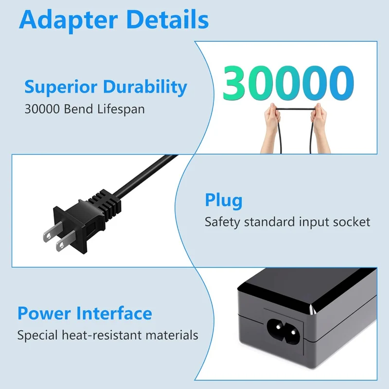 42V 2A Hiboy Electric Scooter Charger, Compatible with Hiboy S2 Pro, S2 Lite, KS4 Pro, NEX, Max Electric Scooters, with 5525 Connector