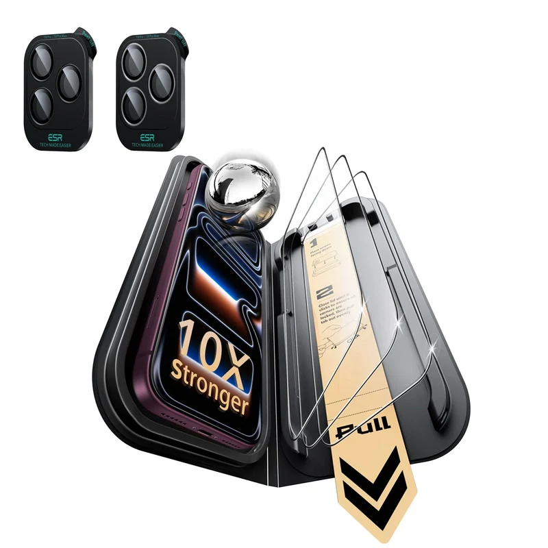 iPhone 18 Pro Bundle UltraFit Armorite® Pro Screen Protector and Camera Lens Protector - 3-Pack + 2 Sets