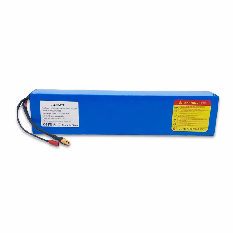 KEEPBATT 36V 15Ah 21700 Battery Pack Suitable for APOLLO Air 2023 2024 E scooter
