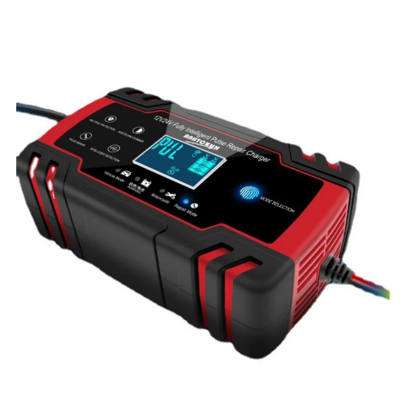 12V Car Battery Charger 24V Volt Motorcycle Battery Lead Acid Battery Repair Type AGM