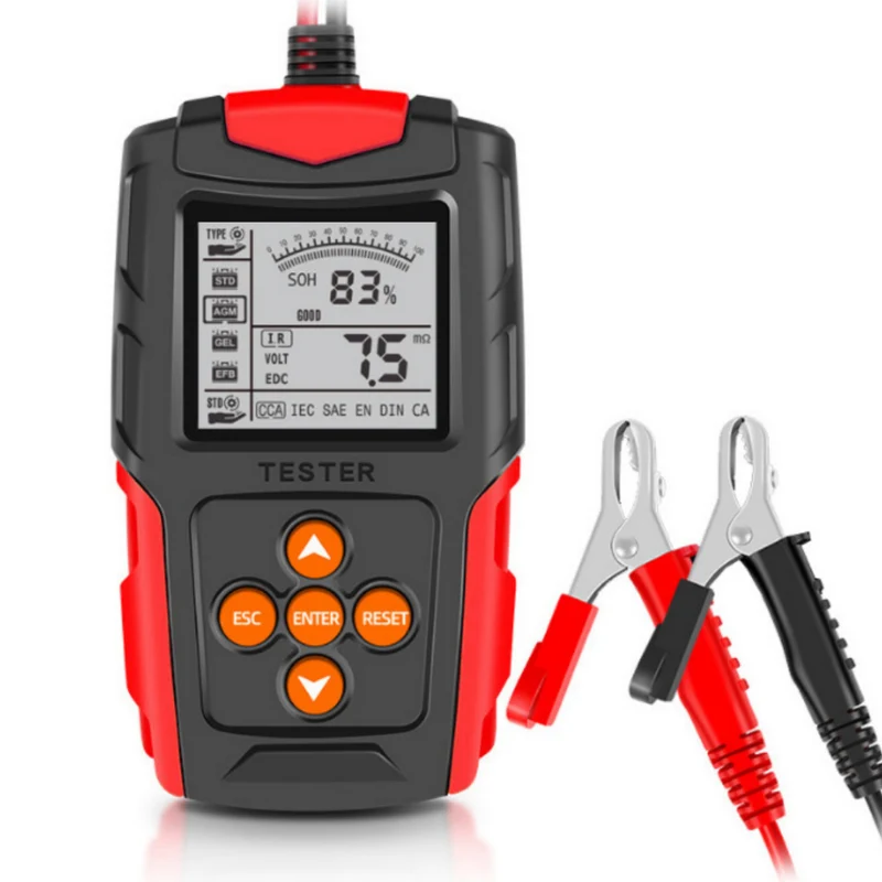 E-FAST Battery TK-100 Tester Digital Display 12V/24V Car Battery Internal Resistance Tester