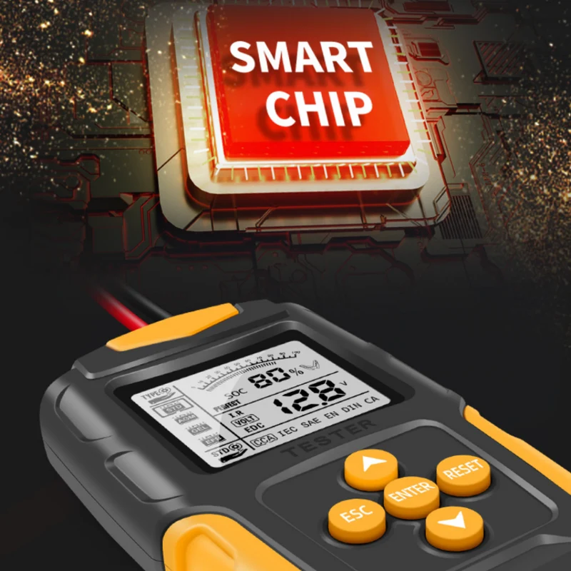 E-FAST Battery TK-100 Tester Digital Display 12V/24V Car Battery Internal Resistance Tester
