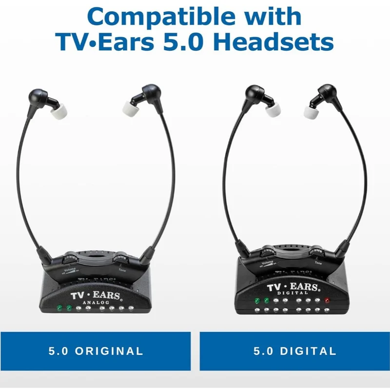 TV Ears 5.0 Headset Replacement Battery VARTA V80H Original Digital Headsets Rechargeable