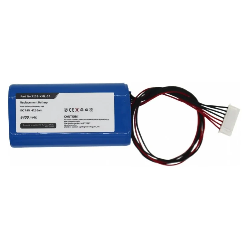 Replacement 7.4V 6400mAh Battery for Marshall Kilburn II Kilburn II V2 7252-XML-SP Wireless Bluetooth Speaker