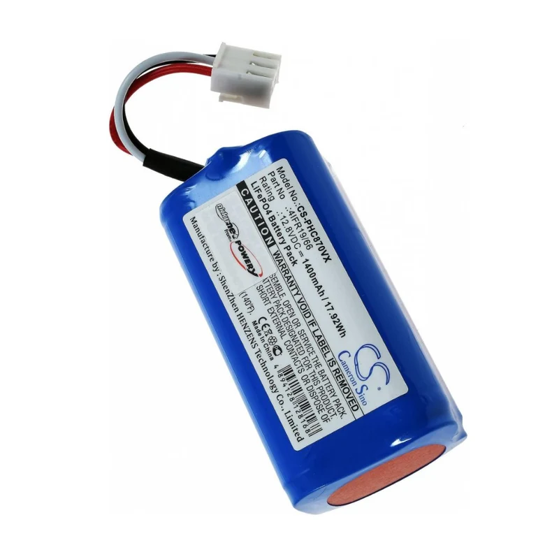 12.8V 1400mAh Li-Fe Lithium-ion Battery for Razor Vacuum Robot Severin Chill RB7025, RB-7025