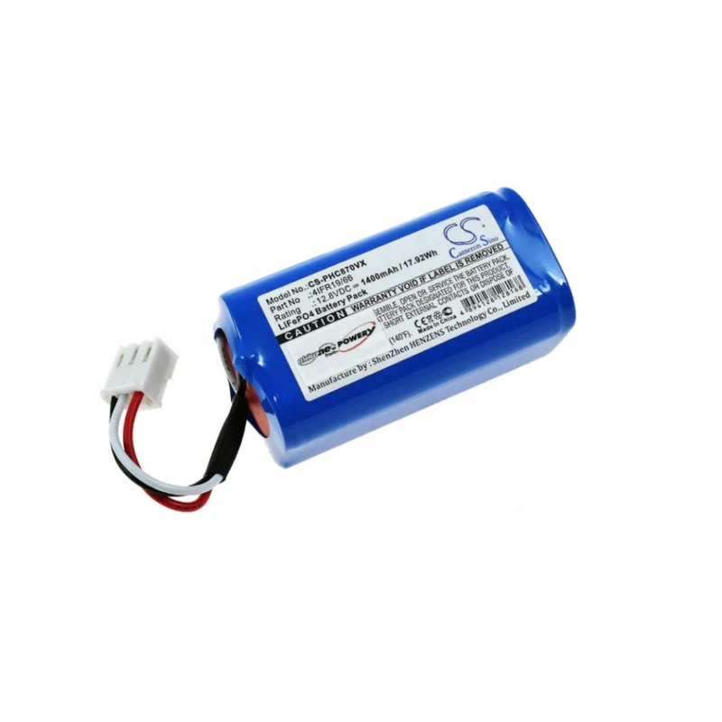 12.8V 1400mAh Li-Fe Lithium-ion Battery for Razor Vacuum Robot Severin Chill RB7025, RB-7025