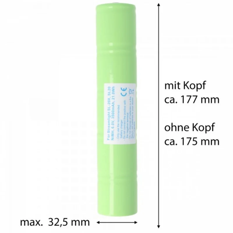 6V 3500mAh NiMH Battery IMT-3500D Replace Battery Suit for The Streamlight SL-20X ARX235 ML5000