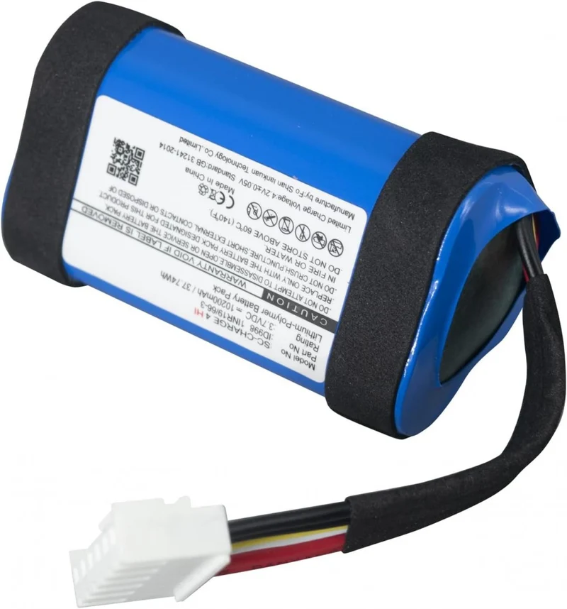 3.7V 10200mAh Replacement Battery for JBL Charge4 4BLK 4J Charge 4 BLUAM ID998 SUN-INTE-118 5 Speakers GSP-1S3P-CH4A IAA011NA