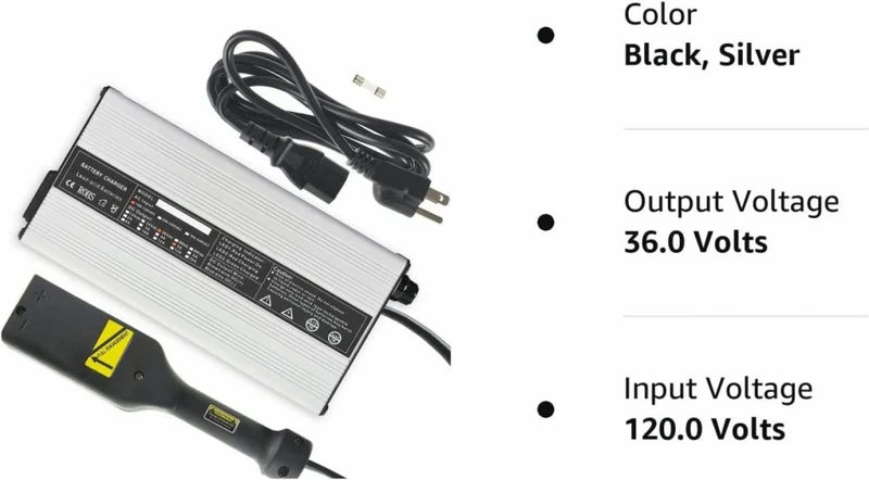 36 Volt 5 Amp Battery Charger Replacement for EZGO TXT Medalist Golf Cart
