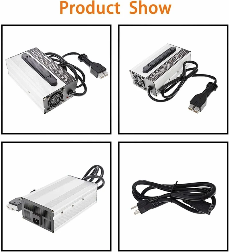 36V 15A Battery Charger Replacement for EZGO Marathon Golf Cart SB50 Style Plug Handle