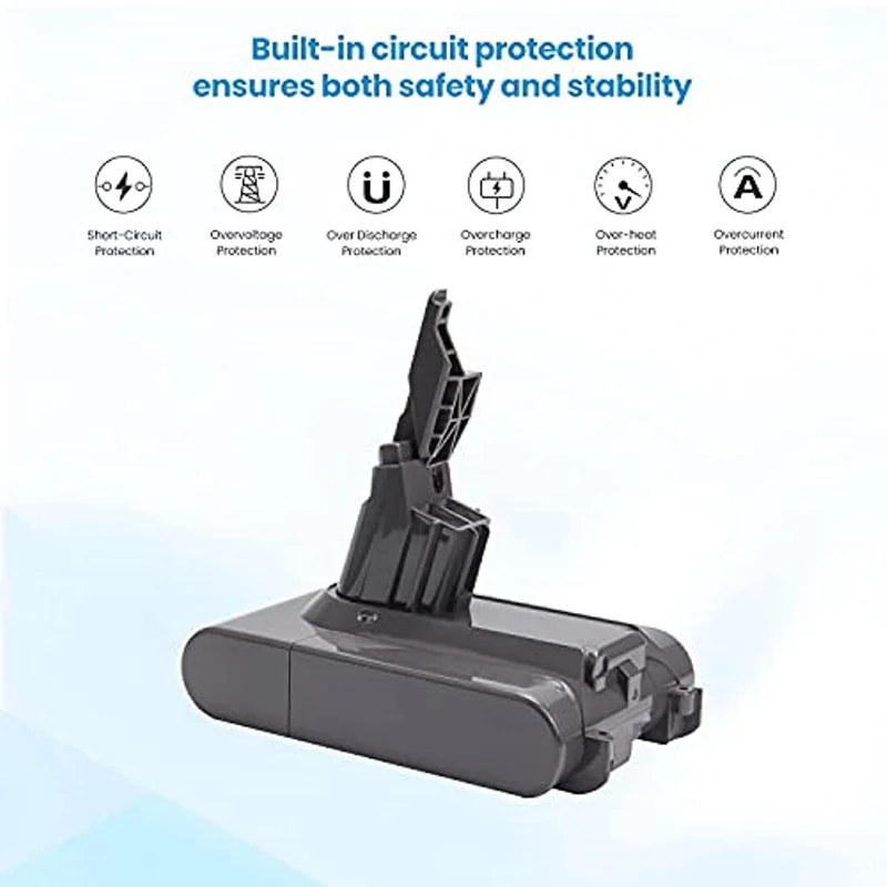4.0Ah 21.6V Replacement Battery Compatible with V7 Motorhead Animal Trigger HEPA Car+Boat Absolute Handheld Vacuum Cleaners