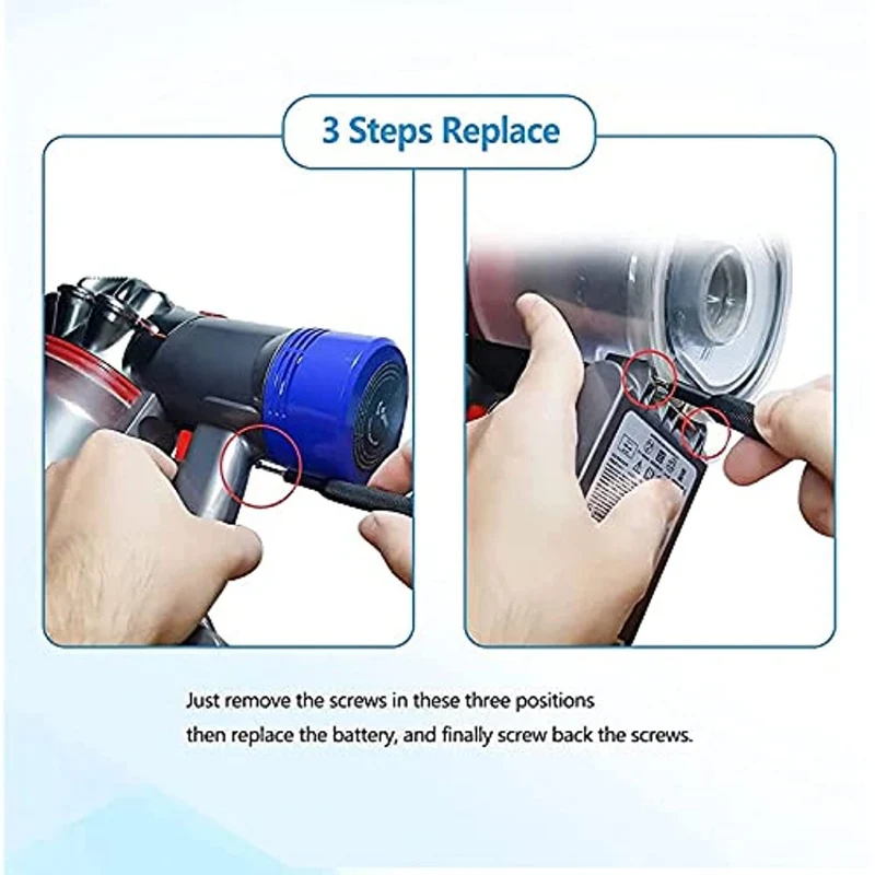 4.0Ah 21.6V Replacement Battery Compatible with V7 Motorhead Animal Trigger HEPA Car+Boat Absolute Handheld Vacuum Cleaners