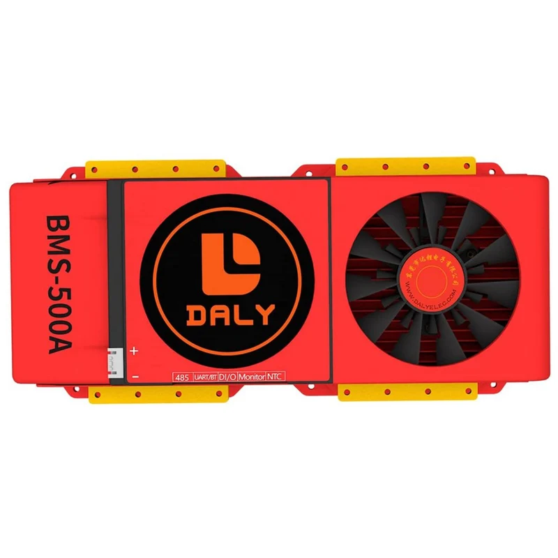 Daly Smart Bms Lifepo4 4S 12V 500A with Fan Bluetooth 52 130 257