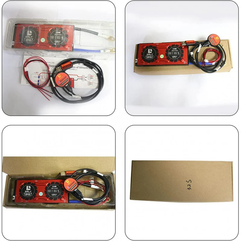 Daly Smart Bms Lifepo4 Li-ion 16S 48V 60V 80A Bluetooth 19 66 150