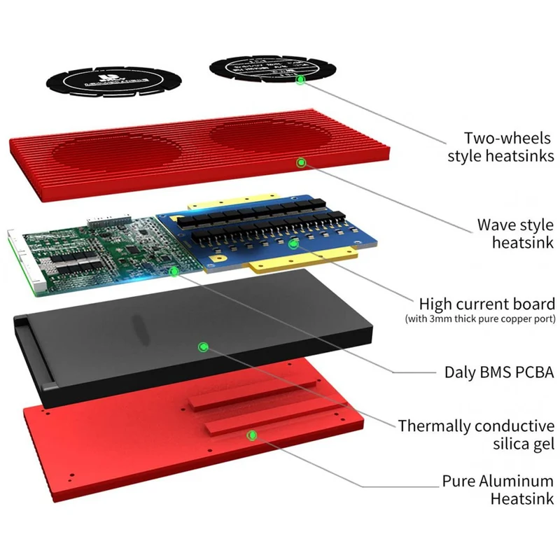 Daly Smart Bms Lion 3S 12V 150A Bluetooth BMS Boardithium Battery Protection Board 2090212
