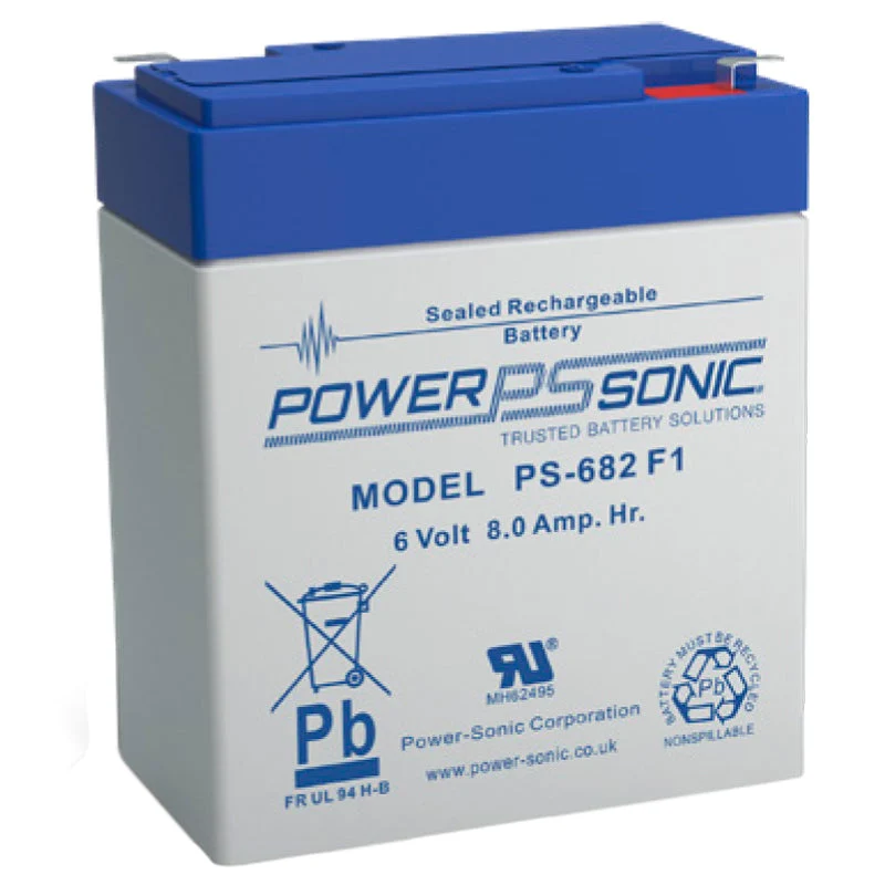 PS-682F1 AGM Battery 6V 8.5Ah