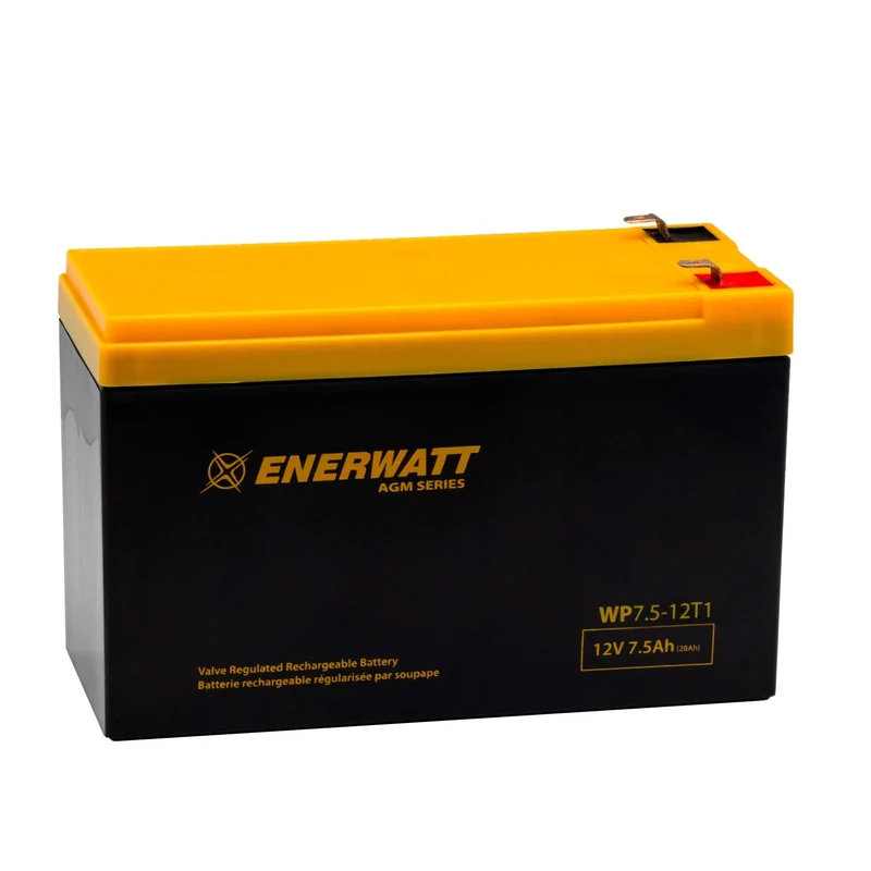 Enerwatt 12V 7.5Ah AGM Battery (WP7.5-12T1)
