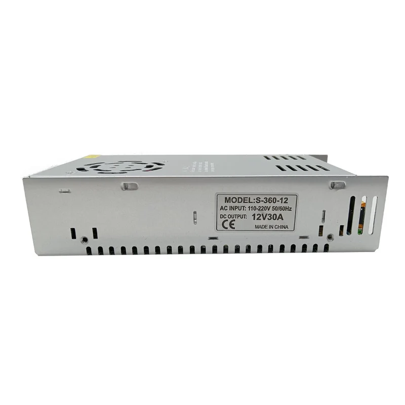 CC 12V 30A 360 Watt alimentation à découpage à tension stabilisée ajustable (Modèle: 0010129)
