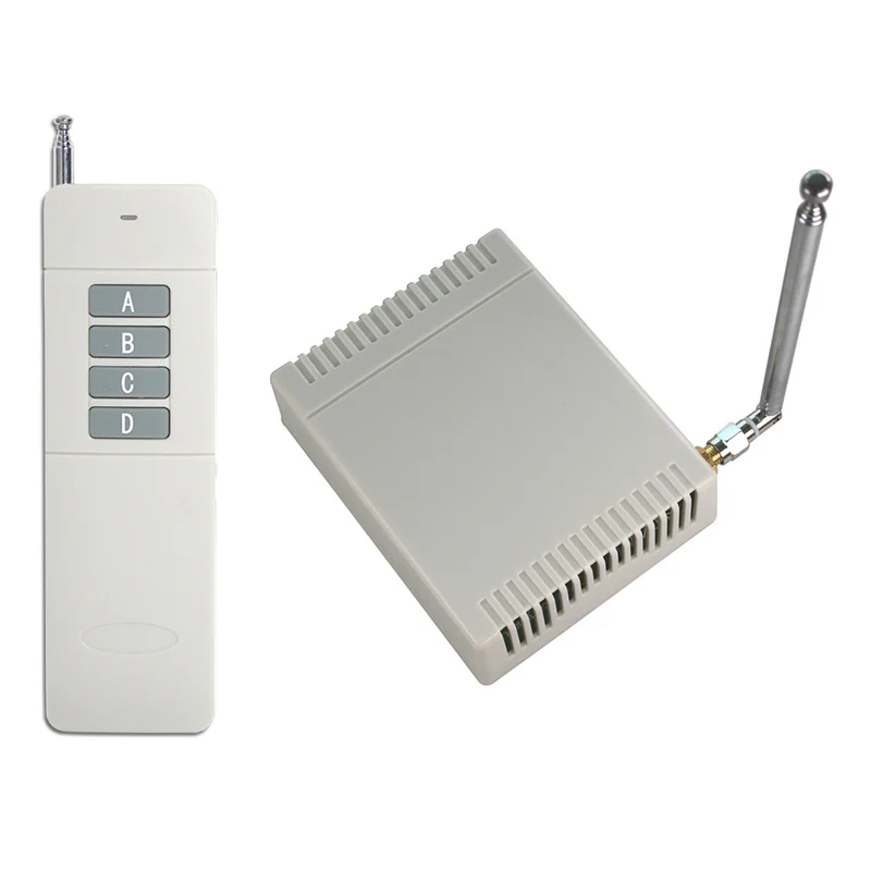Longue Distance 2 Km 4 Voies 220V 10A Kit Interrupteur Télécommande Sans Fil (Modèle: 0020402)