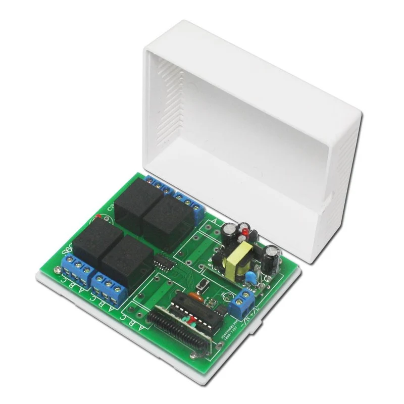 Longue Distance 2 Km 4 Voies 220V 10A Kit Interrupteur Télécommande Sans Fil (Modèle: 0020402)