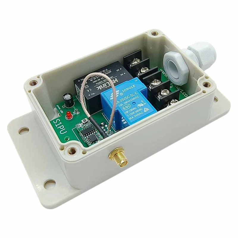 230V interrupteur relais sans fil 1 voie 30A avec télécommande (Modèle: 0020276)