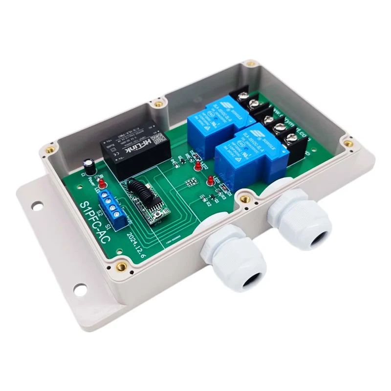 1 Voie 30A Interrupteur Sans Fil Récepteur Pour Moteur Électrique 220V (Modèle: 0020130)