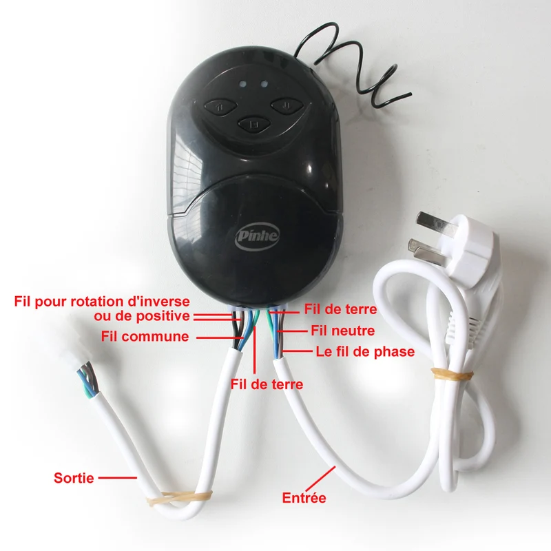 220V Interrupteur Volet Roulant Avec Télécommande Sans Fil (Modèle: 0020709)
