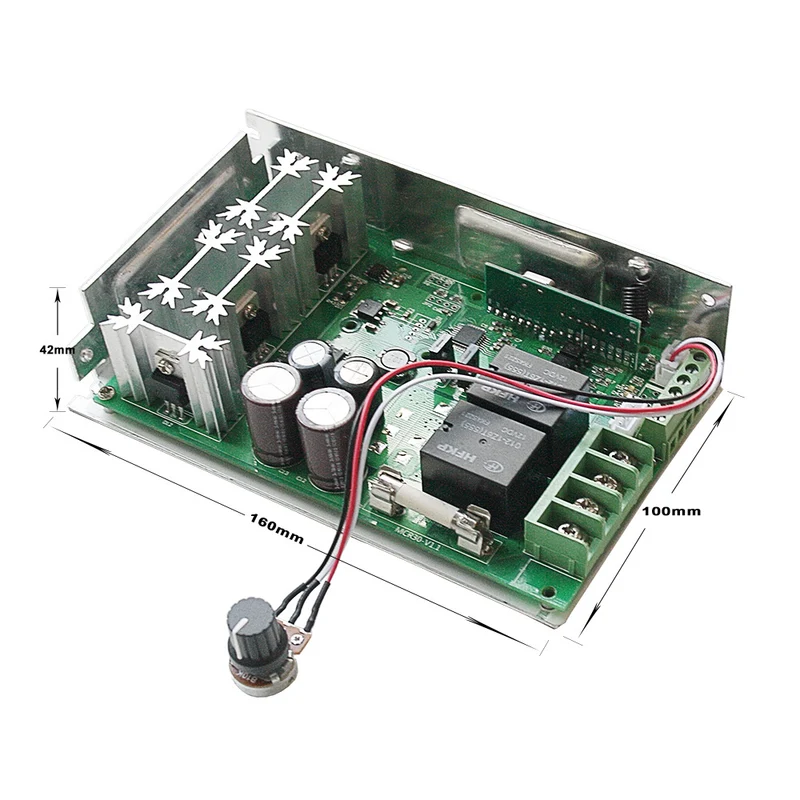 Télécommande Sans Fil Régulateur Vitesse du Moteur CC 12V 24V 30A (Modèle: 0020153)