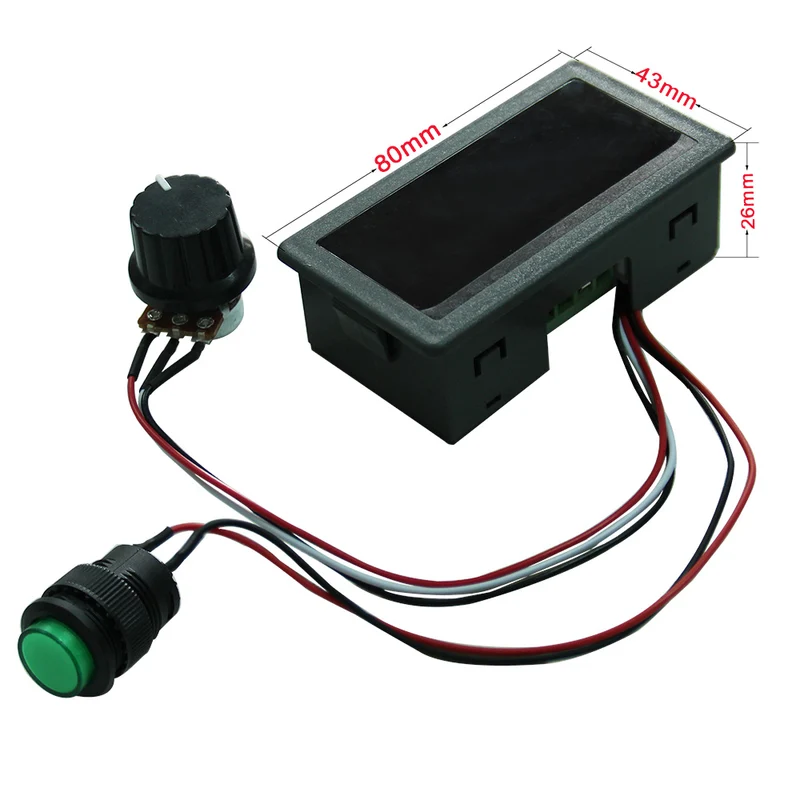 CC 6V~30V 6A PWM Régulateur de Vitesse Moteur (Modèle: 0044001)