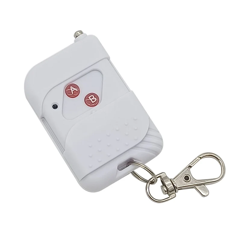 2 Boutons Télécommande Universelle Sans Fil 100 Mètres Émetteur RF (Modèle: 0021001)