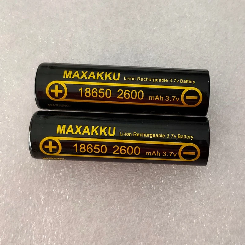 4PCS 3.7V 18650 2600mAh Battery ICR18650-2600FM Safety Battery