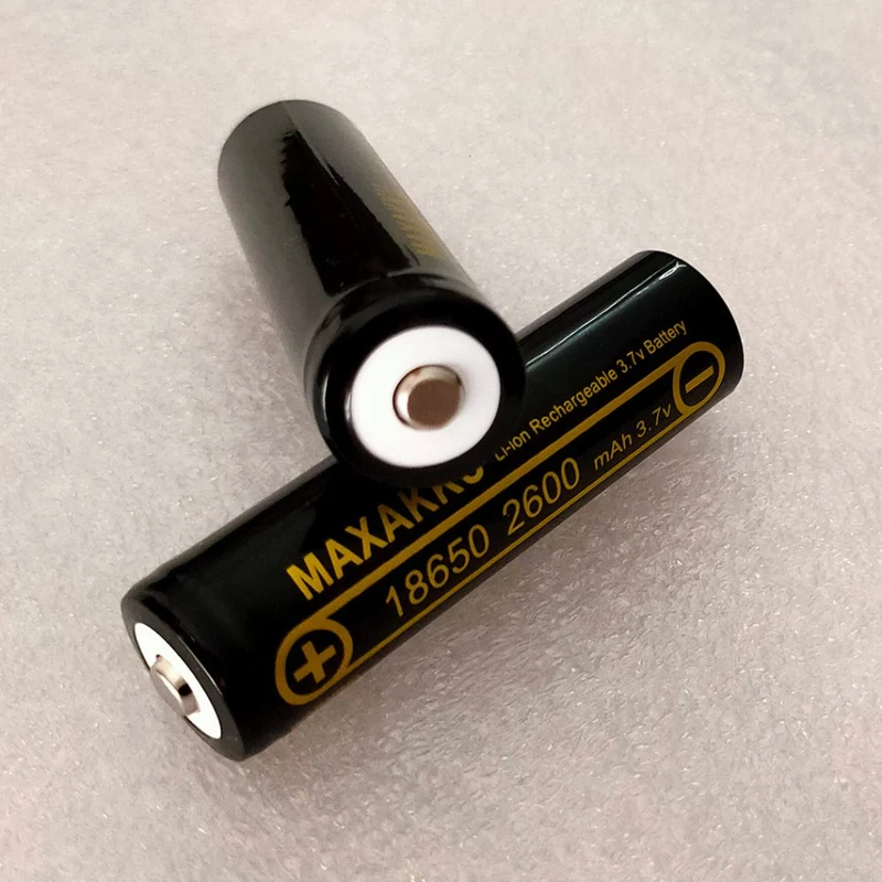 4PCS 3.7V 18650 2600mAh Battery ICR18650-2600FM Safety Battery