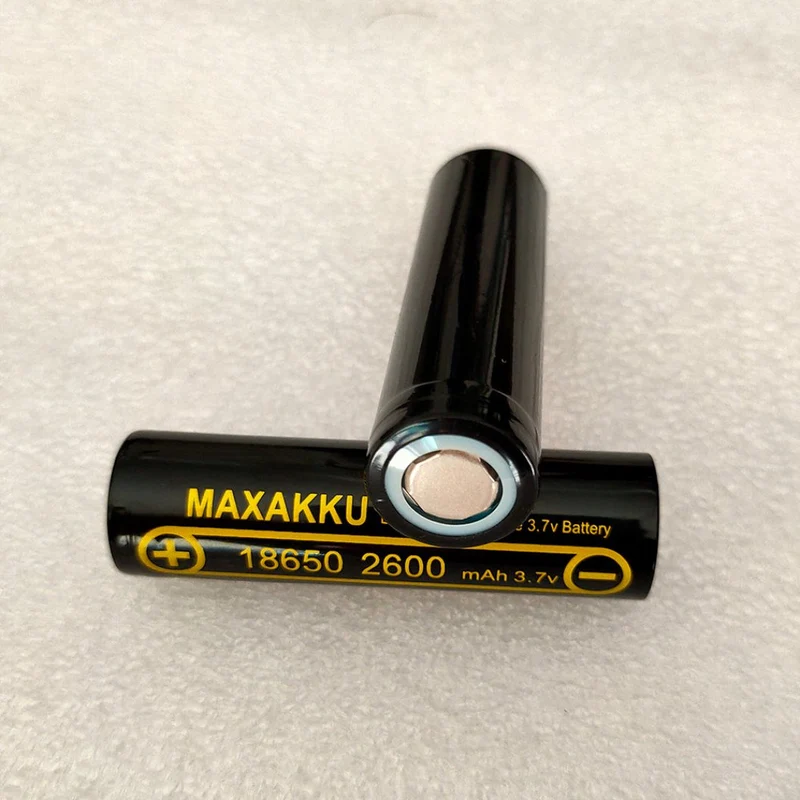 4PCS 3.7V 18650 2600mAh Battery ICR18650-2600FM Safety Battery