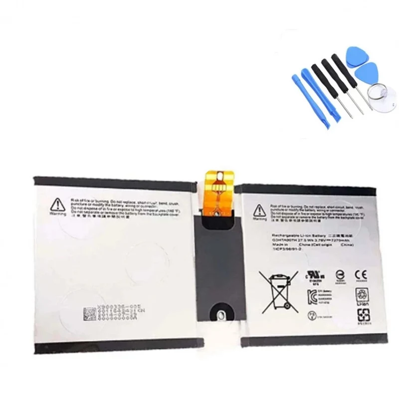G3HTA007H Laptop Battery For Microsoft Surface 3 1645 Tablet PC 2in1 G3HTA004H 3.78 V 27.5 WH/7270mAh