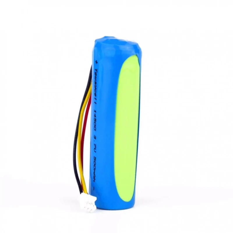 3 pieces 14500 500 mAh 3.7 V Li-Ion battery NTC three-wire