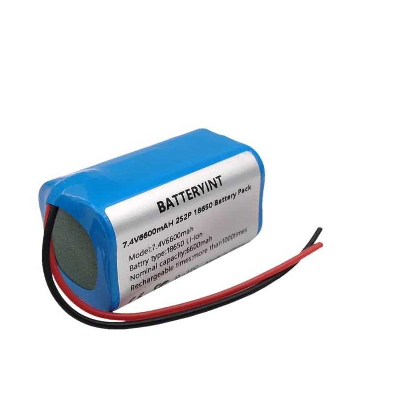 7.4V 6600mAh 2s2p Lithium Ion Battery Amplifier Speaker Electric Bike
