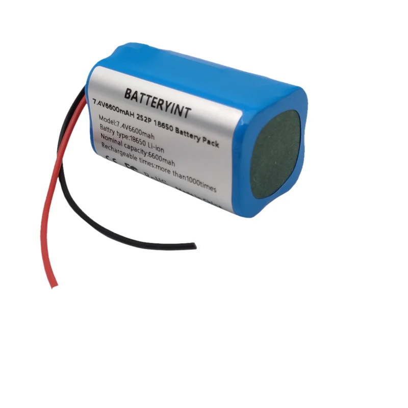 7.4V 6600mAh 2s2p Lithium Ion Battery Amplifier Speaker Electric Bike