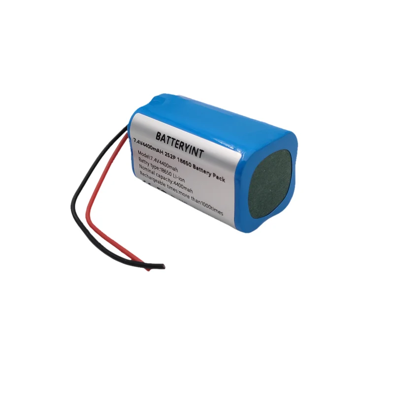 7.4V 2S2P 4.4AH 18650 Lithium Ion 4400mAh Battery With PCB Cable Electric Vehicle