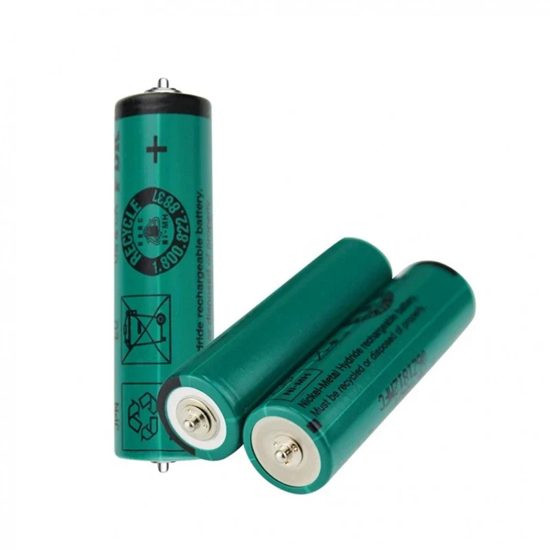 2 PCS HR-AAUV W809 Electric Shaver 140 150S-1 Braun Series 1.2 V Ni-Mh Battery for FDK
