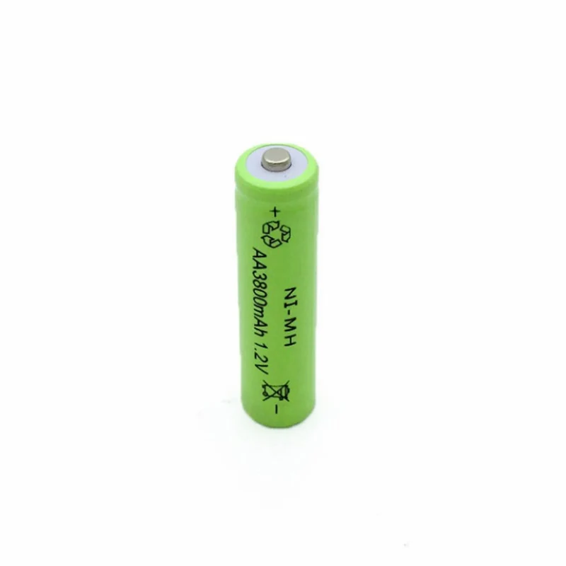 2 Pieces 1.2 V 3800 Mah AA Battery Ni-Mh Neutral Battery for Camera Remote Control Toy Flashlight