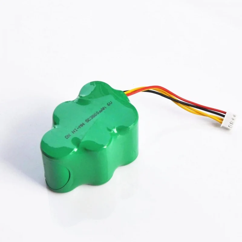 2pcs 6V 3800mAh Rechargeable SC NI-MH Battery for Ecovacs Deebot Deepoo Vacuum Cleaner 650 660