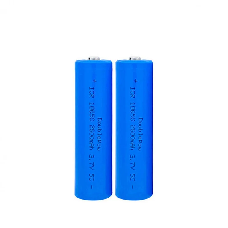 Rechargeable 3.7V 2600mAh 18650 Lithium Battery BUTTON TOP For Flashlight Headlight