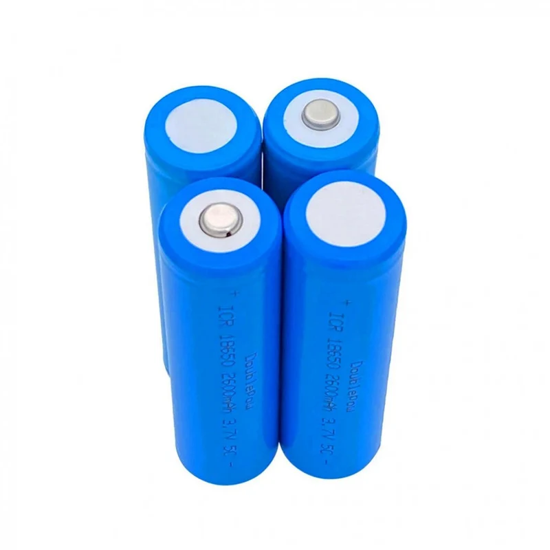 Rechargeable 3.7V 2600mAh 18650 Lithium Battery BUTTON TOP For Flashlight Headlight