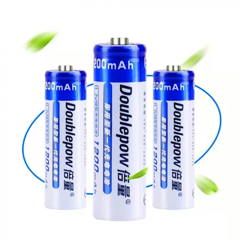 4pcs High Capacity AA 1200mAh Ni-MH Battery 1.2V Mouse Battery for Toy Thermometer Calculator Battery
